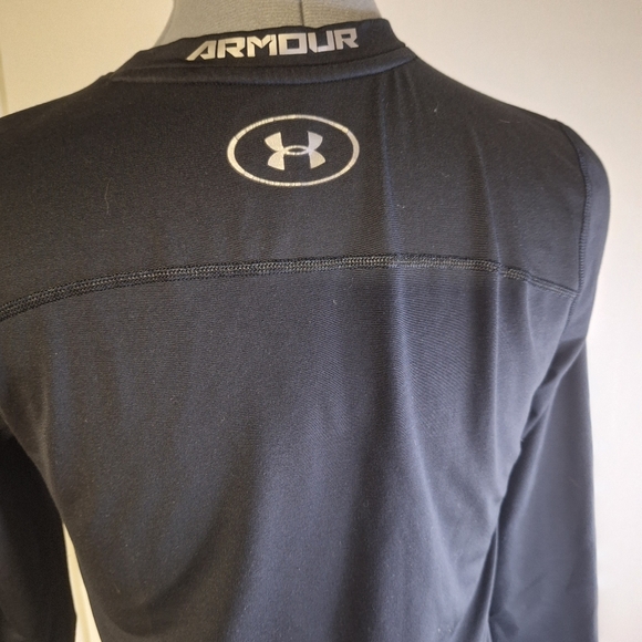 Under Armour Coldgear Dark Grey Long Sleeved Pullover Size YXL - Picture 4 of 6